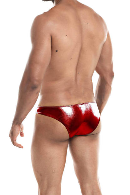 Briefs Swimwear Bikini Men's Male Shiny Smooth Micro Guy Briefs Underwear with Drawstring Waterproof Reflect Underpants Grundies