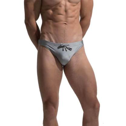 Swimwear Men's Guy Sexy Briefs Underwear with Drawstring Bathing Wear Swimming Pool Beach Panty Pants Grundies Hot Swimsuit