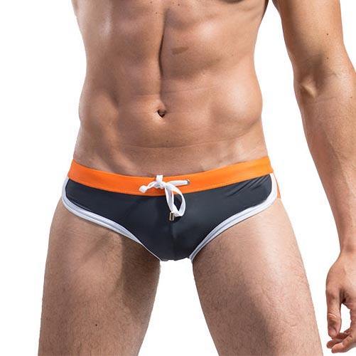 Swimwear Men's Guy Briefs Underwear with Drawstring Swimming Briefs Sexy Trunks Low-rise Pants Breathable Underpants Grundies