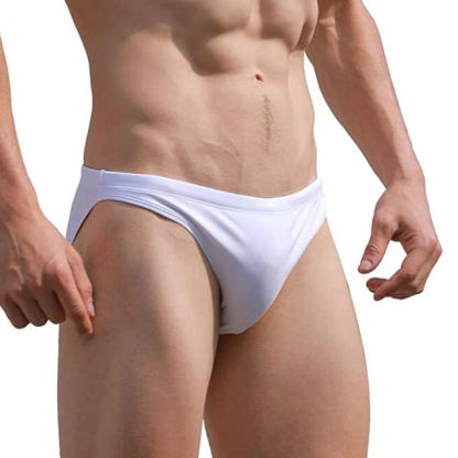 New Arrival Breathable Stylish Pure Color Soft Swimwear Surfing Sports Fitness Beachwear Fashion Sexy Men's Swimming Briefs