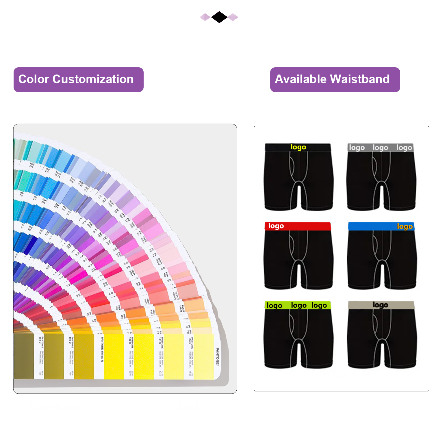 Men’s Underwear Mesh Breathable Bullet Separation Boxer Briefs Solid 