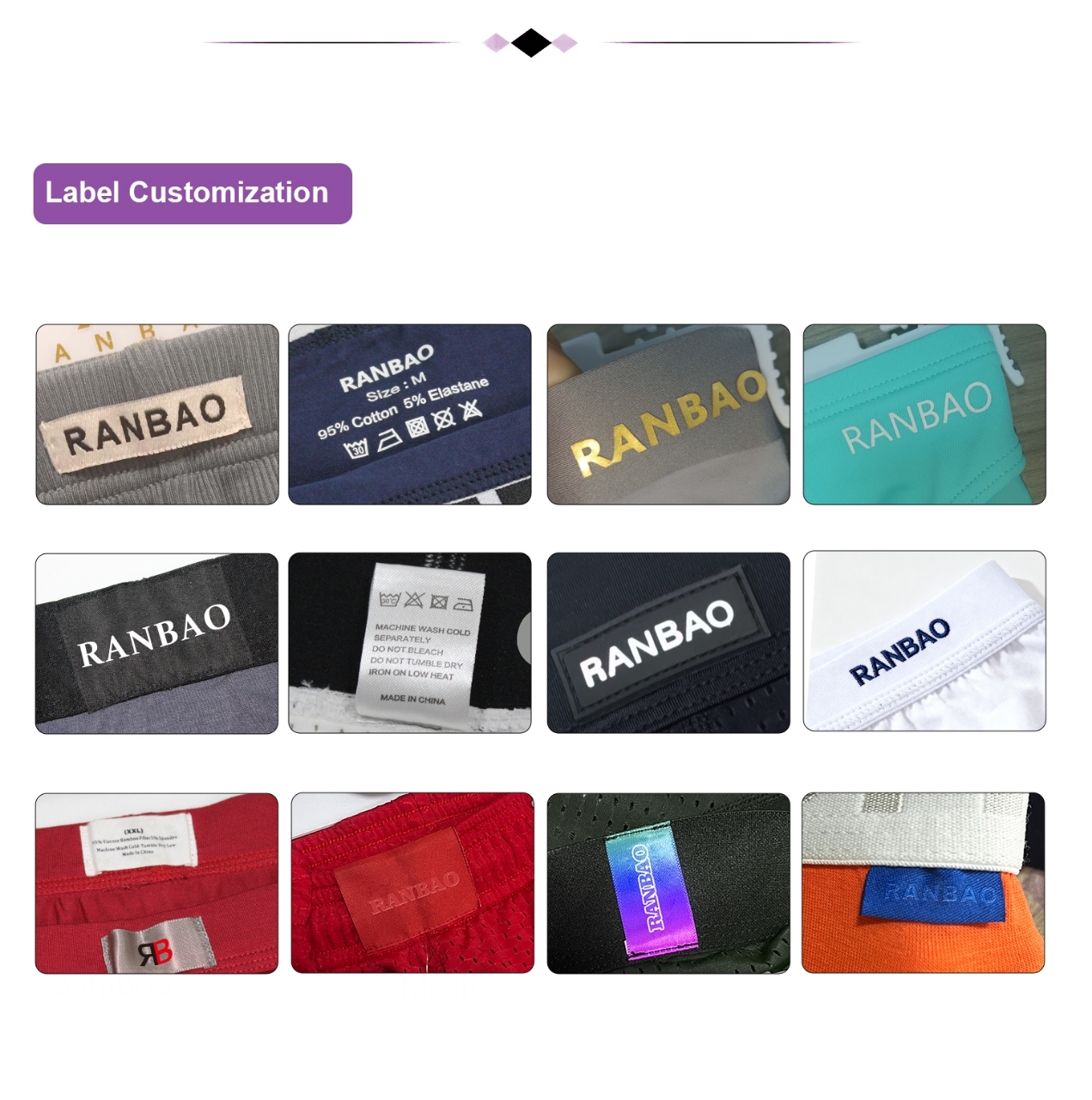 Men’s Underwear Mesh Breathable Bullet Separation Boxer Briefs Solid 