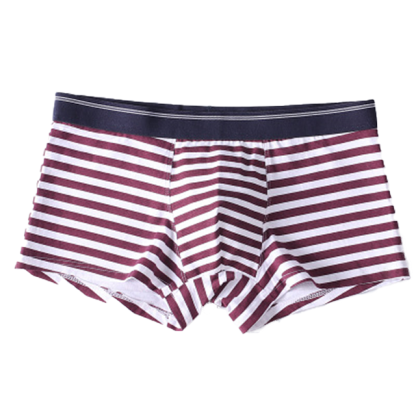 New Trend comfort Flex Waistband Striped Pattern Men's Cotton Boxer Briefs Custom Men Boxers Underwear
