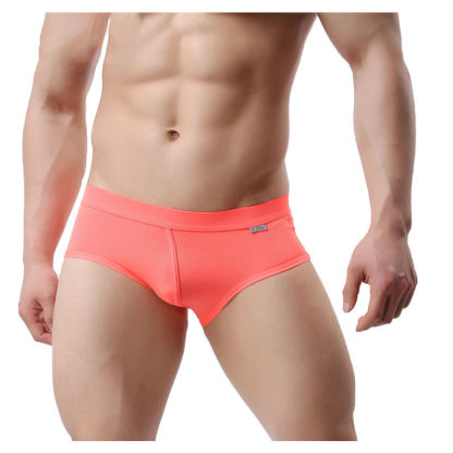 Fashion Plain Blue Mens Underwear Top Quality Men's Cotton Boxer Briefs Custom Boxer Briefs