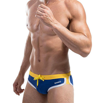 Wholesale Special Design Swim Briefs for Men Custom Plus Size Fitness Swimwear High Quality Swimwear