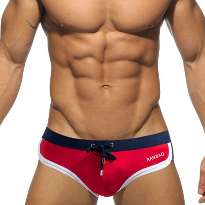 Wholesale Special Design Swim Briefs for Men Custom Plus Size Fitness Swimwear High Quality Swimwear