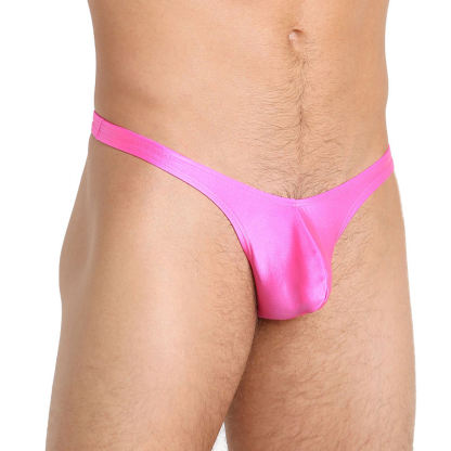 Trending Hot Gay Sexy Invisible Men's Bikinis Set Micro Mini Thongs and G Strings Fashion Show for Underwear