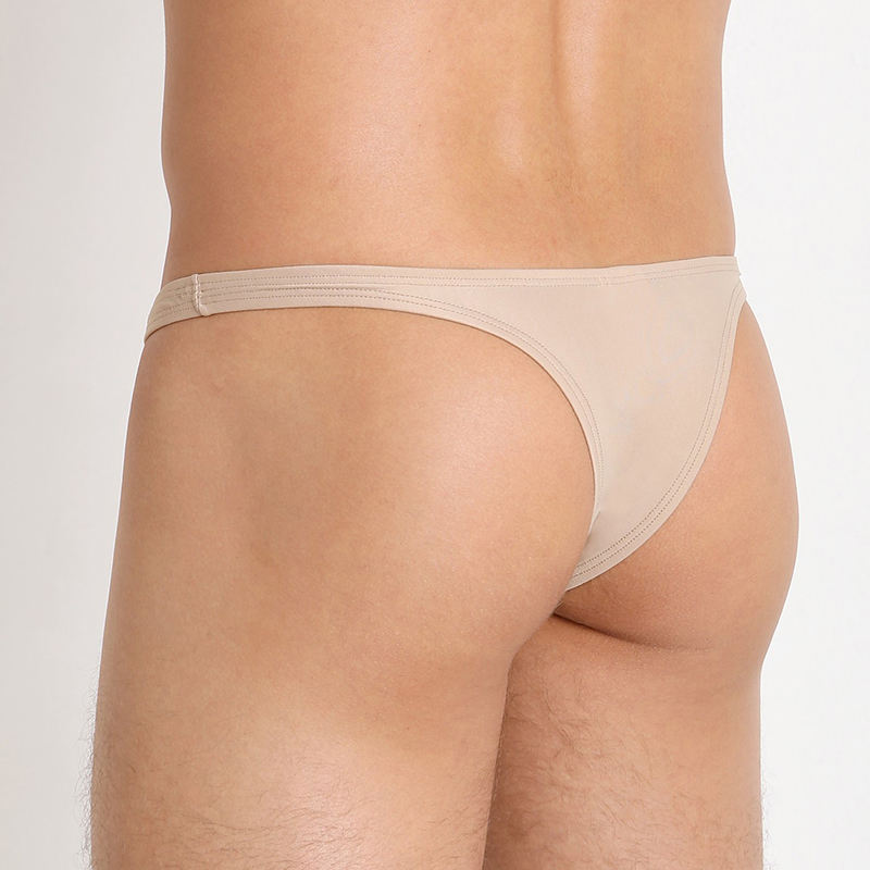 Trending Hot Gay Sexy Invisible Men's Bikinis Set Micro Mini Thongs and G Strings Fashion Show for Underwear