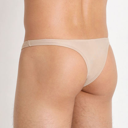 Trending Hot Gay Sexy Invisible Men's Bikinis Set Micro Mini Thongs and G Strings Fashion Show for Underwear