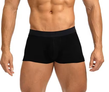 Men’s Soft Breathable Boxer Briefs Cotton Spandex Stretch Underwear—Comfortable Men Boxer Shorts