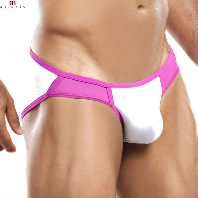 Newest Stylish Design See Through Breathable Mesh Gay Man Sexy Underwear Hot Spicy Sissy Boy's Briefs & Boxers