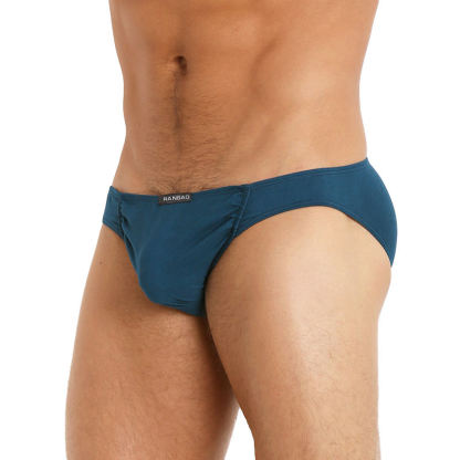 New Design Knitted Big Pouch Plain Sexy Men's Briefs Custom Underwear Men Boxer Briefs