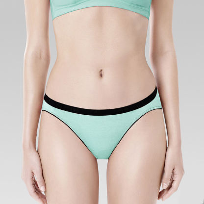 Solid Pink Lovely Cute Breathable Eco-Friendly Underpants Hipster Luxury Women's Underwear Briefs