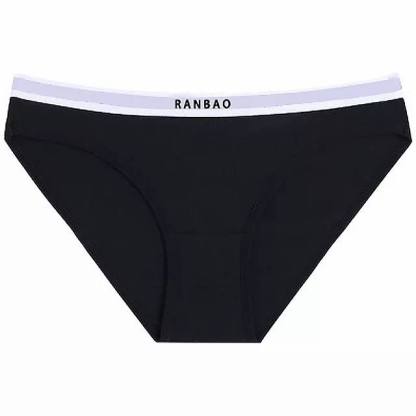 New Trend Luxury Low-Rise Solid Knitted Panties Soft Spandex/Polyester Anti-Pilling Underwear for Fat Women