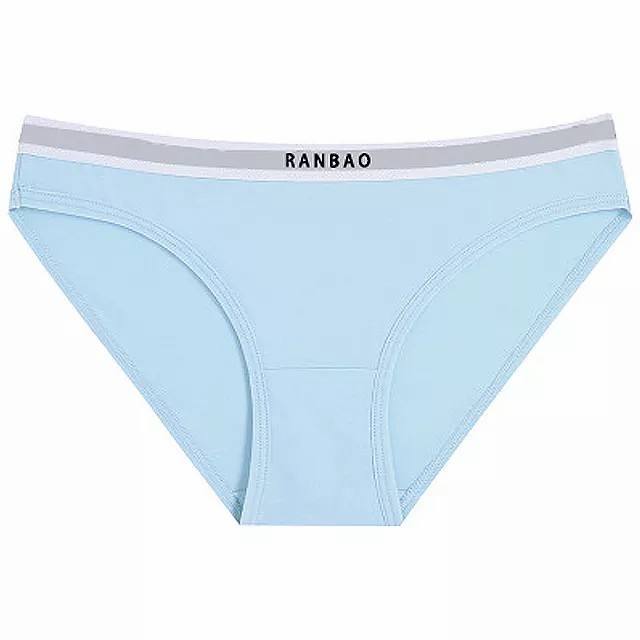 New Trend Luxury Low-Rise Solid Knitted Panties Soft Spandex/Polyester Anti-Pilling Underwear for Fat Women