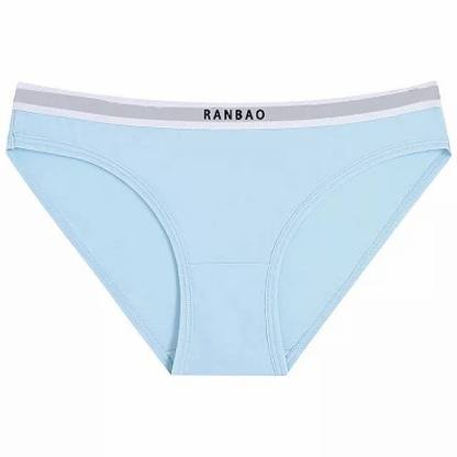 New Trend Luxury Low-Rise Solid Knitted Panties Soft Spandex/Polyester Anti-Pilling Underwear for Fat Women