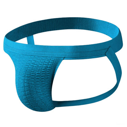 Men's 2.5cm Waistband Sexy Underwear Knitted Bears Jockstrap Underwear Breathable Sexy Thongs Gay Men Jockstrap