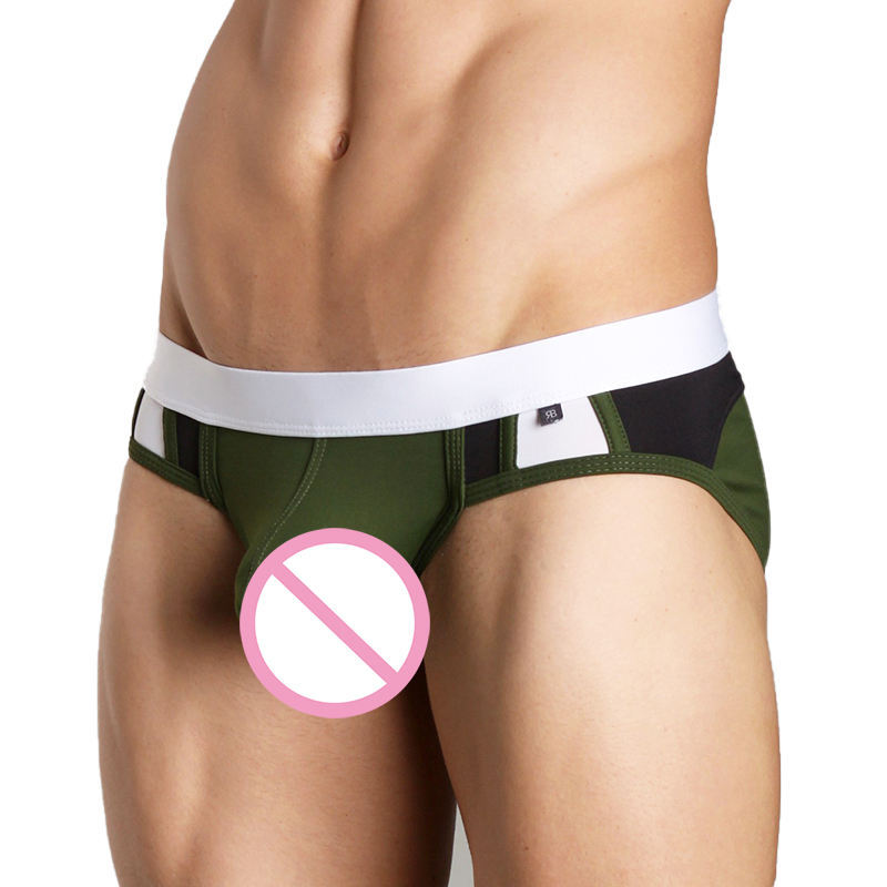 Manufactory New Fashionable Men Briefs Organic Cotton Underwear for Men Personally Design Men'S Briefs