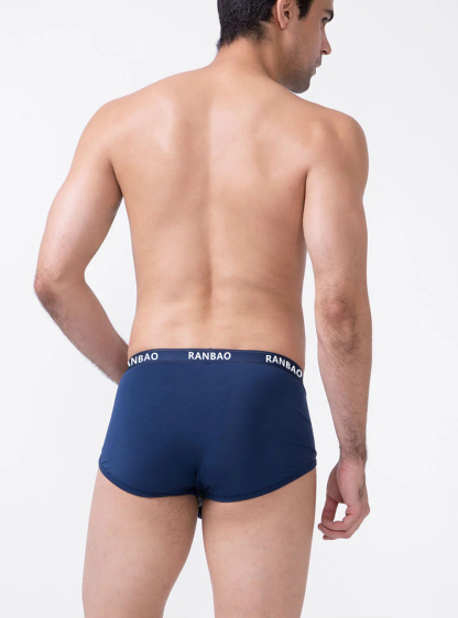 Comfort-Fit Men’s Boxer Briefs with Double Pouch Construction