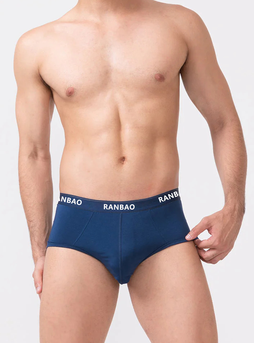 Comfort-Fit Men’s Boxer Briefs with Double Pouch Construction