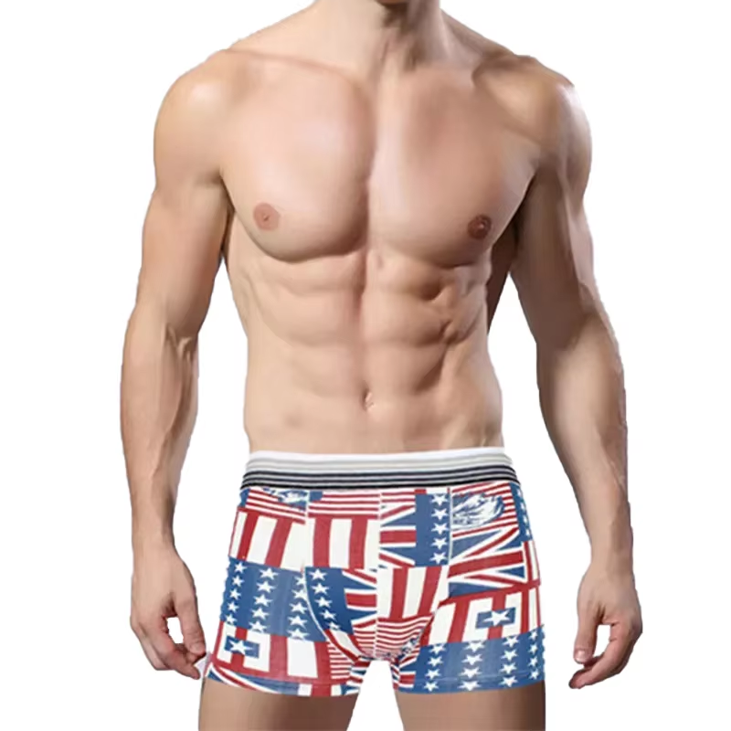 Fashion And Good Taste Men's Customized Comfortable Underwear Boxers With Multielements