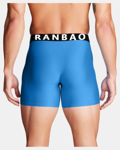 Cotton Made Male Undergarments Breathable Gym Running Underwear Soft Cotton Long Leg Shorts High Quality Cotton Boxer Briefs