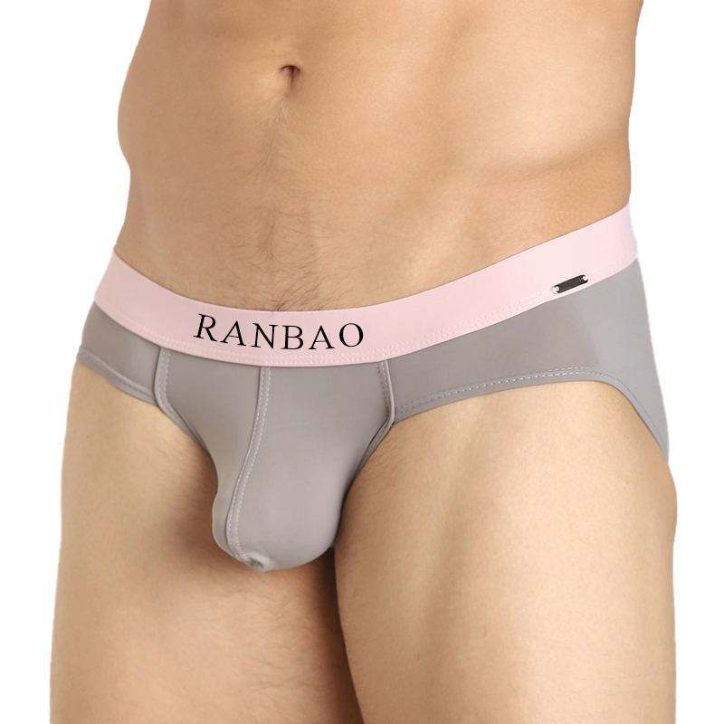 Best Selling Sexy Male Briefs Solid Color Custom Men Underwear Low Rise Unique Design Brief for Male