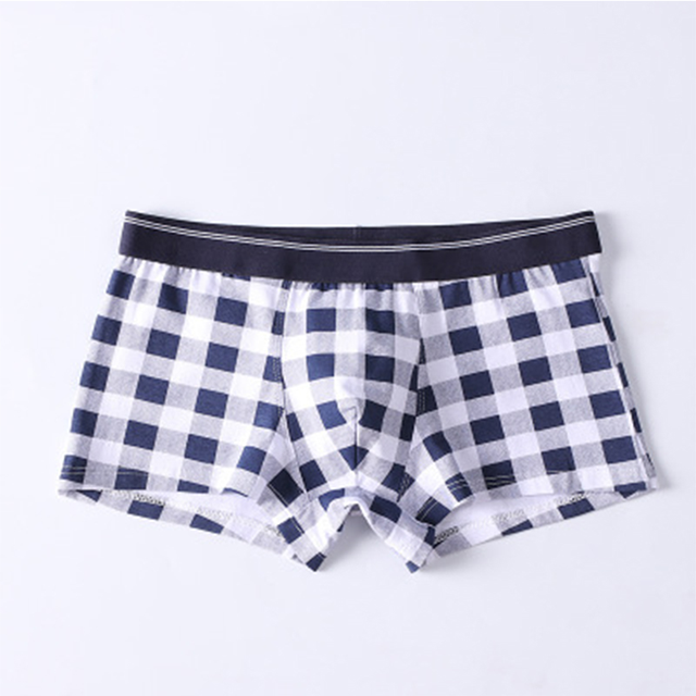 New Trend comfort Flex Waistband Striped Pattern Men's Cotton Boxer Briefs Custom Men Boxers Underwear