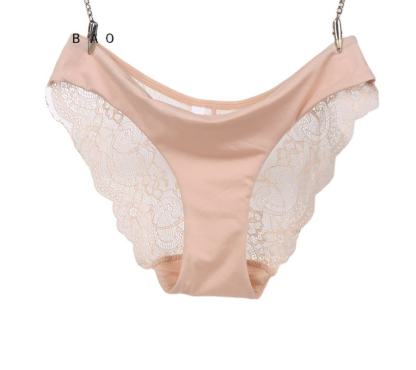 Attractive New Women Sexy Underwear Mesh Breathable Womens Panties Fashion Low Waist Sexy Lace Briefs for Women