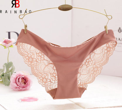 Attractive New Women Sexy Underwear Mesh Breathable Womens Panties Fashion Low Waist Sexy Lace Briefs for Women