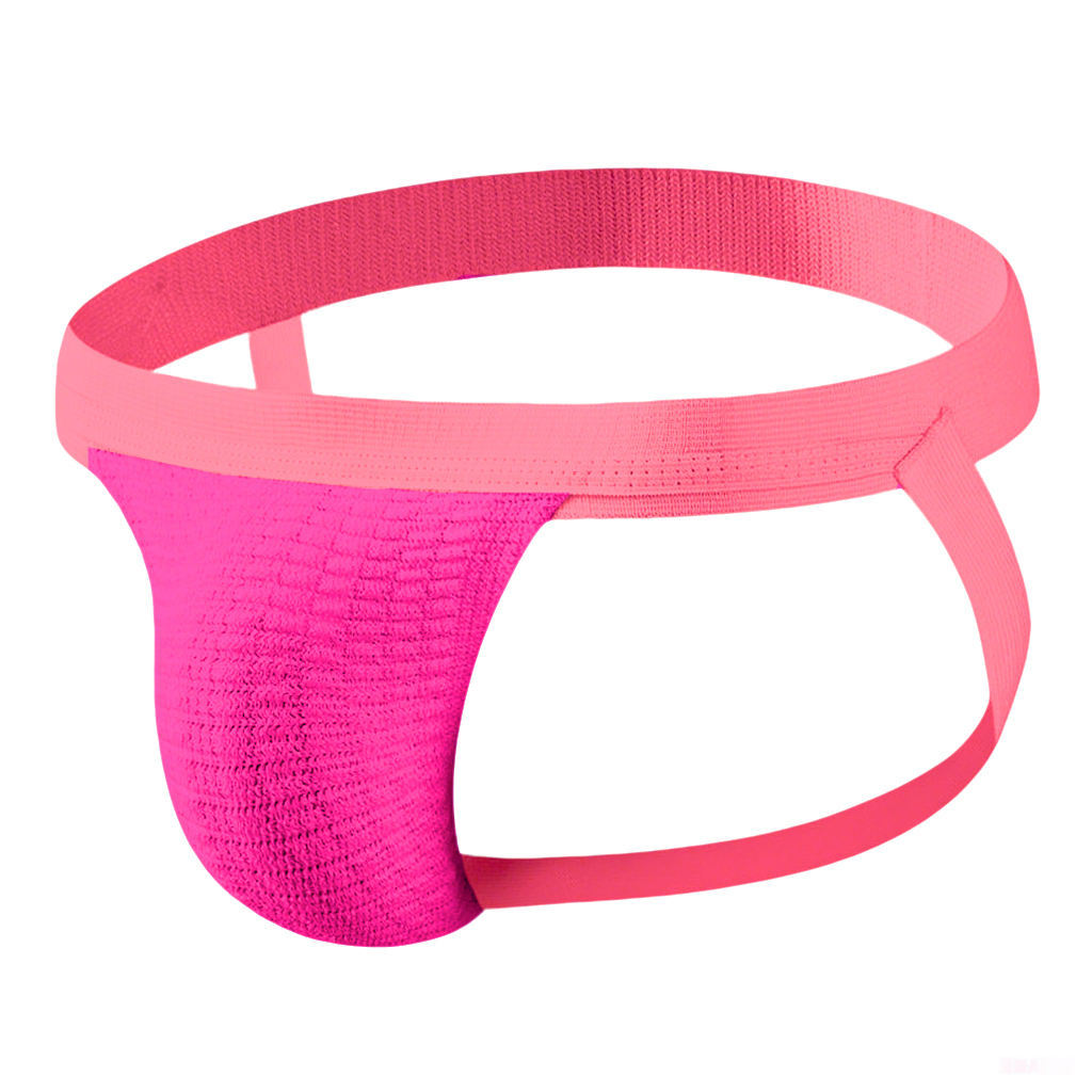 Men's 2.5cm Waistband Sexy Underwear Knitted Bears Jockstrap Underwear Breathable Sexy Thongs Gay Men Jockstrap