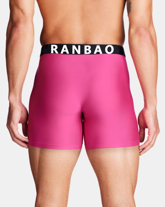 Cotton Made Male Undergarments Breathable Gym Running Underwear Soft Cotton Long Leg Shorts High Quality Cotton Boxer Briefs