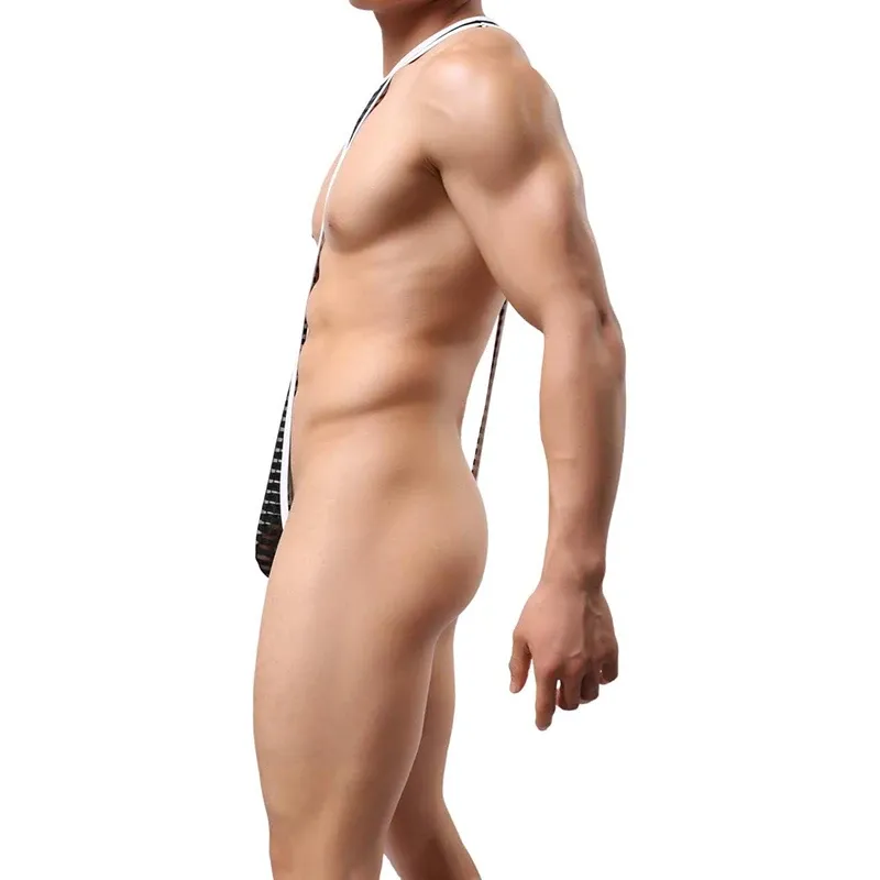 High Quality Men's Bodysuit Custom Sexy Underwear with Breathable Soft Cotton & Spandex Manufacture Direct Cheap Price-RANBAO