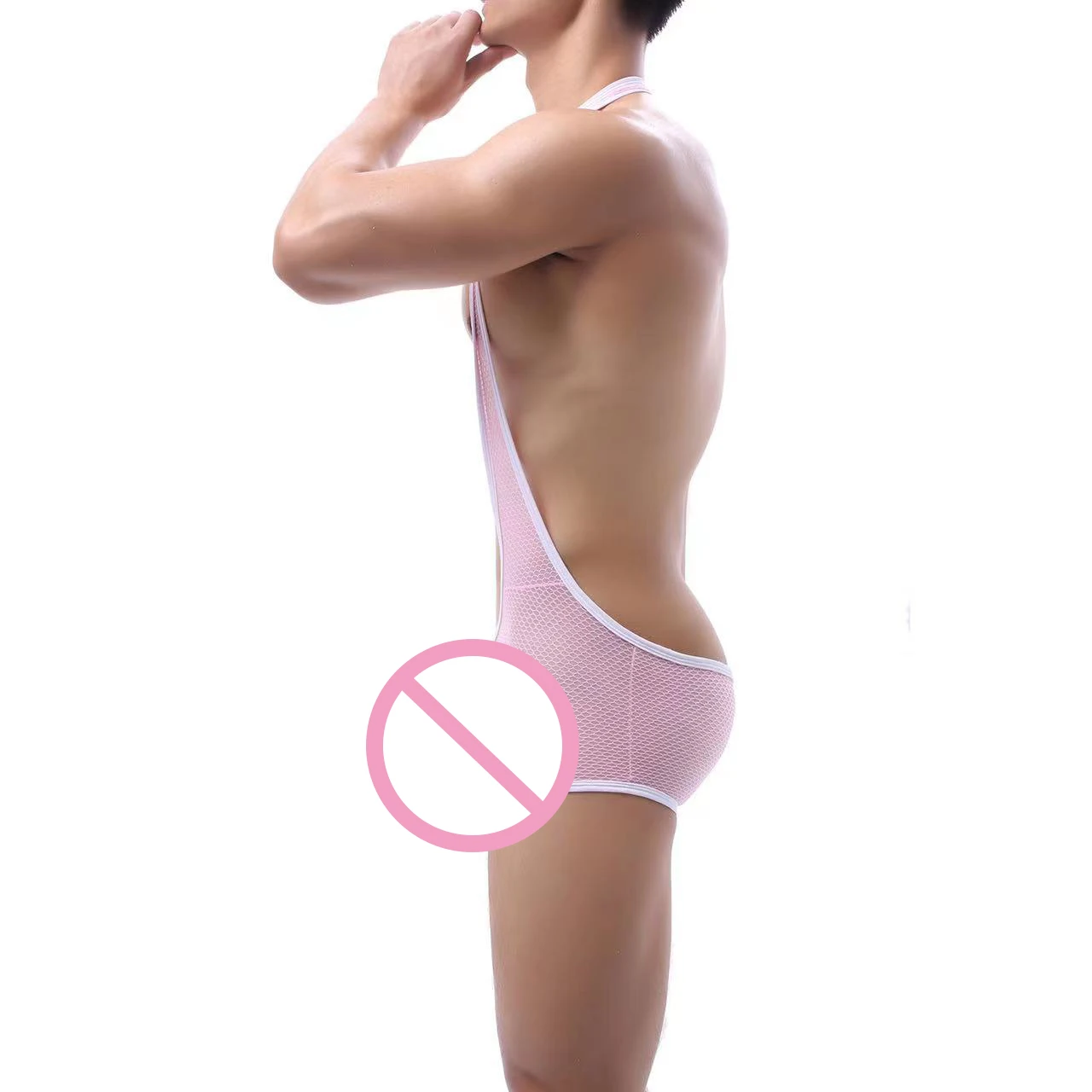 Manufactory Breathable Soft Men Bodysuit Hgh Quality Cheap Price Men Underwear Custom Sexy Bodysuit for Men-RANBAO