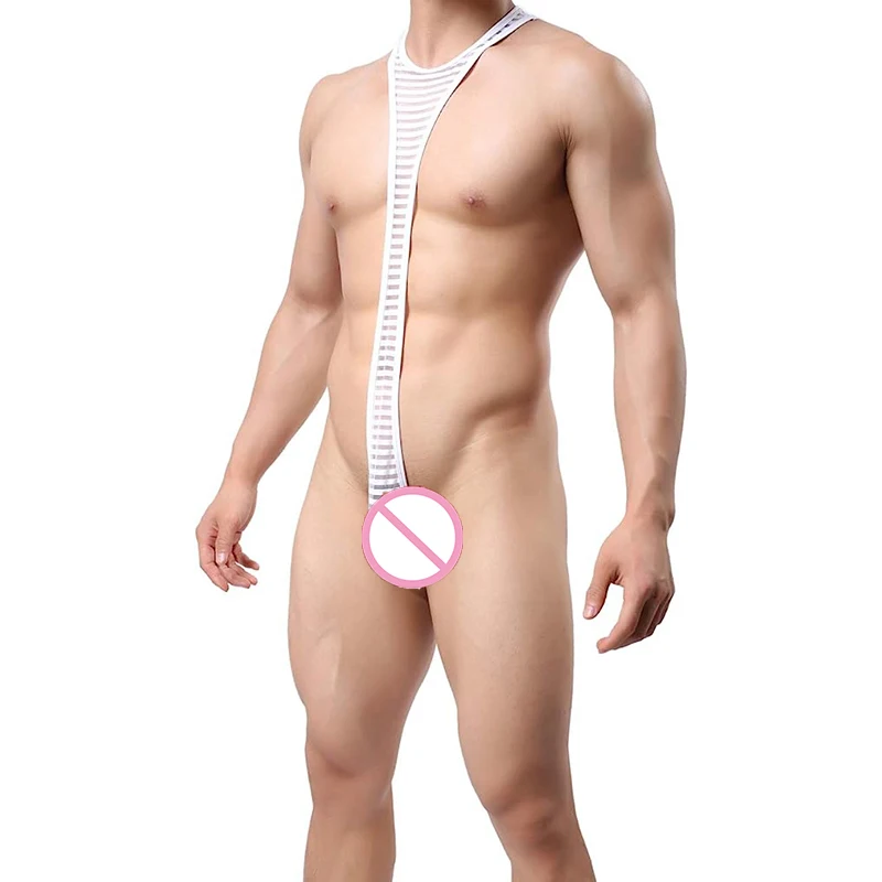 High Quality Men's Bodysuit Custom Sexy Underwear with Breathable Soft Cotton & Spandex Manufacture Direct Cheap Price-RANBAO