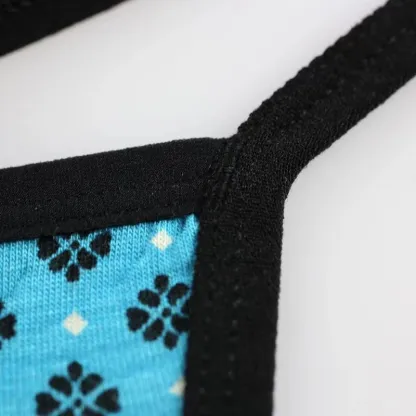 Factory Directly Male Thong Low-rise Print Sexy Underwear for Men Gay Big Pouch Mens Thong-RANBAO