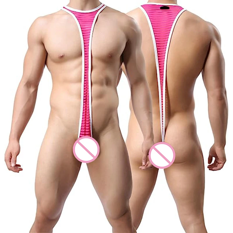 High Quality Men's Bodysuit Custom Sexy Underwear with Breathable Soft Cotton & Spandex Manufacture Direct Cheap Price-RANBAO