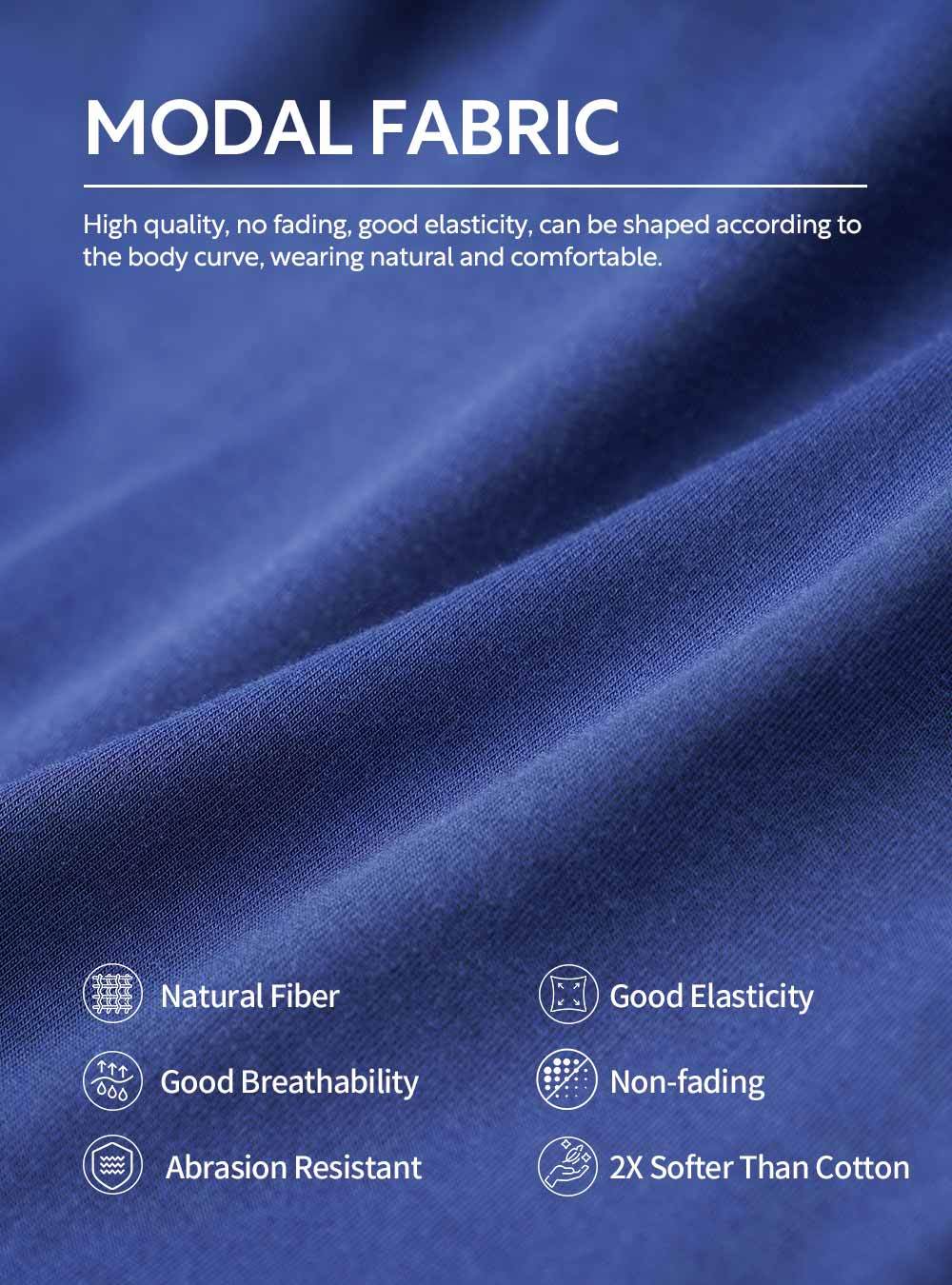 Comfort-Fit Men’s Boxer Briefs with Double Pouch Construction