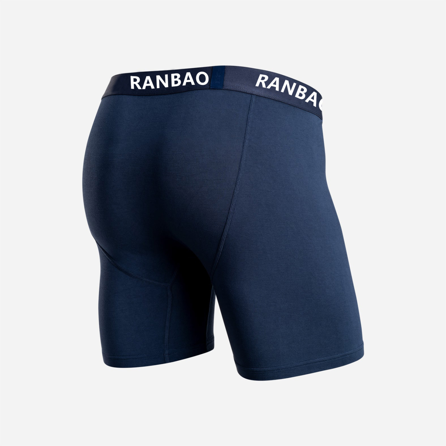 Men's Boxer Briefs Body Fitting Elastic Waistband Comfort Duel Pouch Breathable Original 3D Pouch Daily Wear for Men Guy Solid  Boxer Shorts