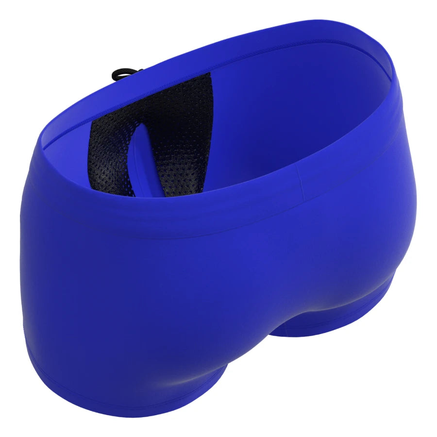 Men's Solid Swimwear Swim Trunks with Strap Nylon Waterproof Beach Pool Wear Snug Comfort Underwear for Men