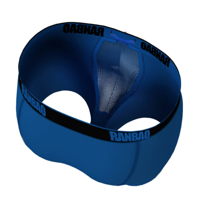 Men's Boxer Briefs Mesh Pouch Underwear with Strap Snug Fit 3D Front Pouch Solid Daily Wear Comfort Wear 