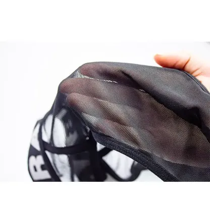 Hot Spicy See Through Big Pouch comfort Wide Flex Waistband Men's Briefs Custom Underwear Men Boxer Briefs-RANBAO