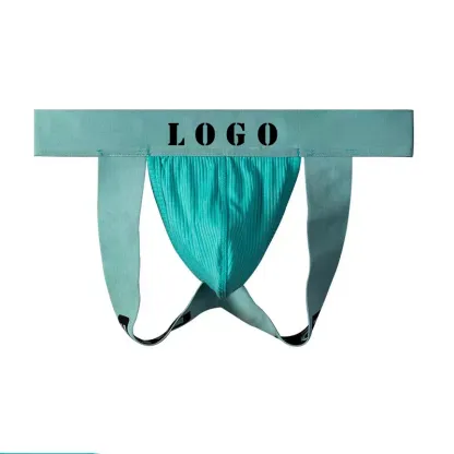Wholesale Fashion Cotton Gay Men Sexy Man's Underwear Thong Men Jockstrap Quick Dry Thongs and G Strings U Pouch-RANBAO