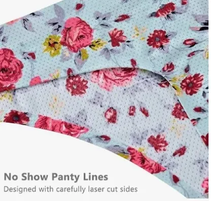 Women Underwear Thongs No Show Ladies Thong No Line Workout Breathable Comfortable Panties Soft Undies-RANBAO