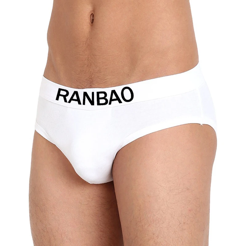 Comfort Thick High Quality Cotton Briefs Fashion Men Style Custom Men's Underwear-RANBAO