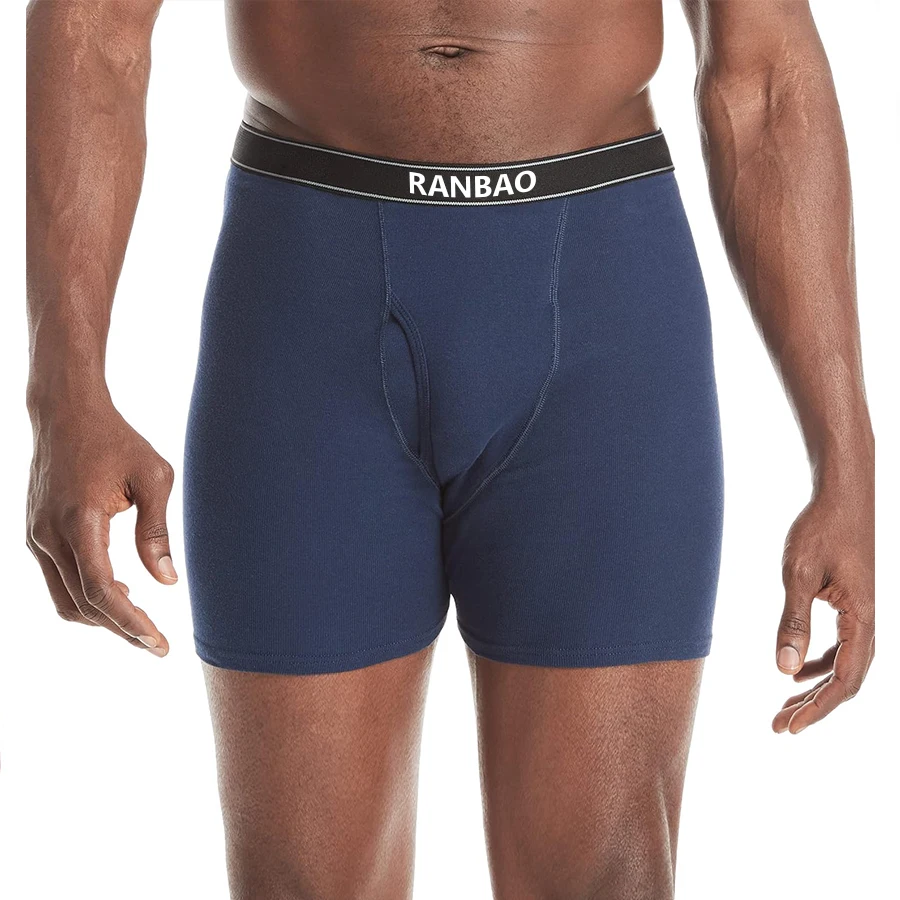 Custom High Quality Soft Breathable Moisture Assorted Large Boxer Brief-RANBAO