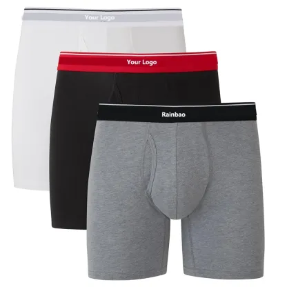 OEM Factory Originals Men's Boxer Briefs Trunks Stretch Cotton Moisture Wicking Modern Fit Low Mid-Rise Breathable Underwear-RANBAO
