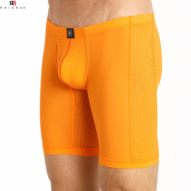 Manufacture Supply Classic Front Open Male Penis Underwear New Arrival Long Leg Design Men'S Briefs & Boxers-RANBAO