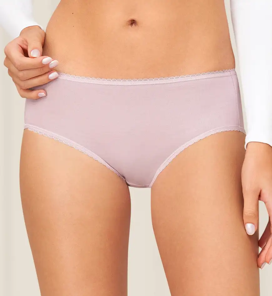 Wholesale Lace Hem Boyshorts Spandex Underwear with Boxer Style Solid Panty Panties Lady's Underpants Knickers Pants for Female-RANBAO