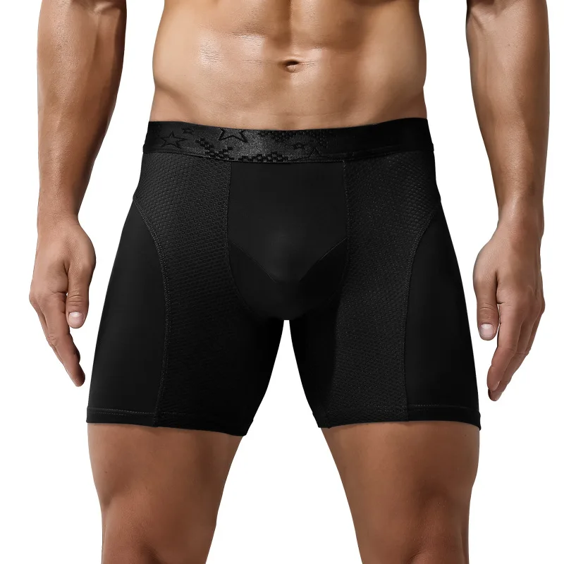 95%Cotton and 5%Elastic Fabric Cotton Stretch Classic Fit Boxer Underwear Garments Stock Lot Boxers-RANBAO